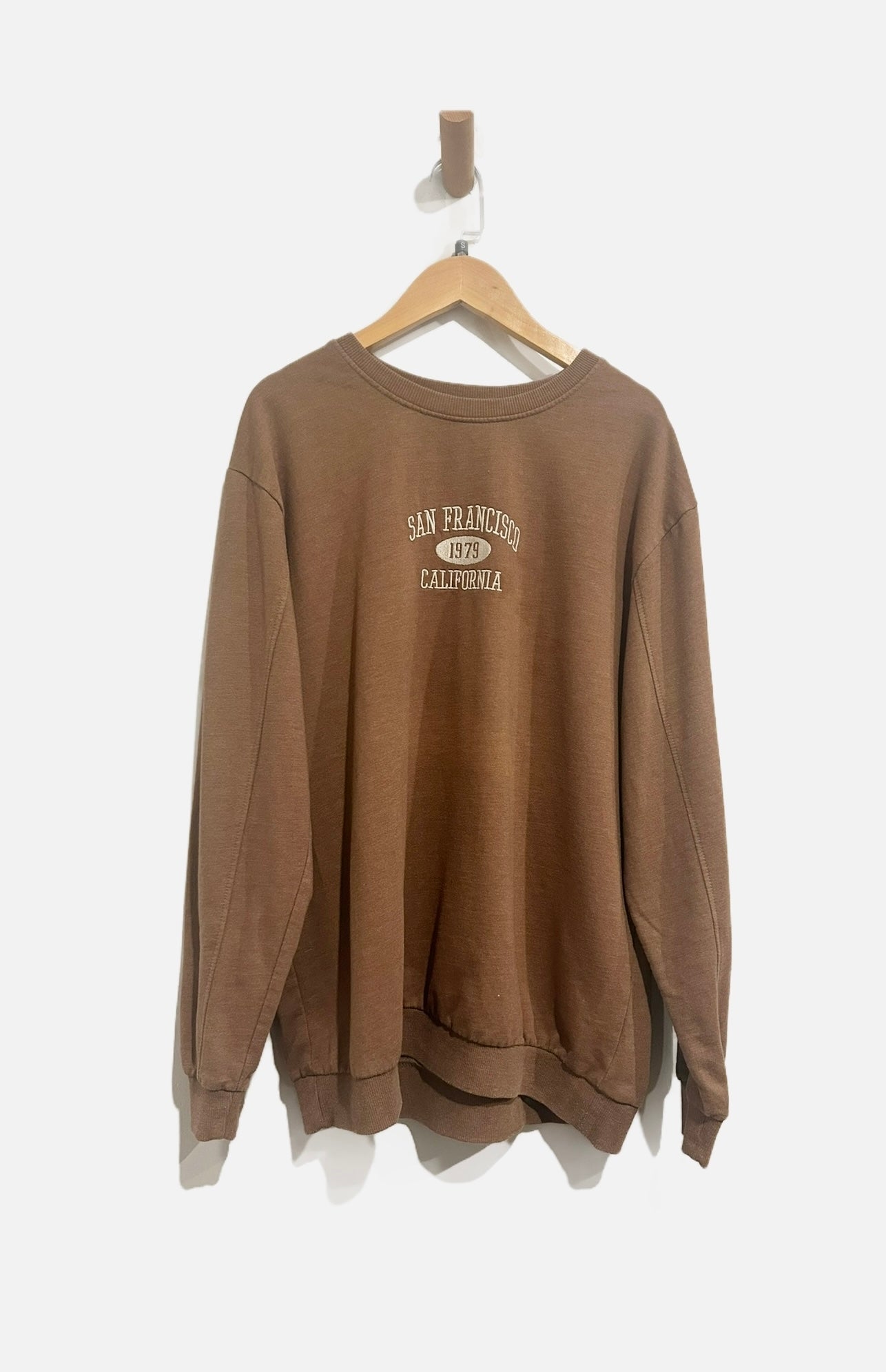 Full Tilt Brown San Francisco Sweatshirt -Small