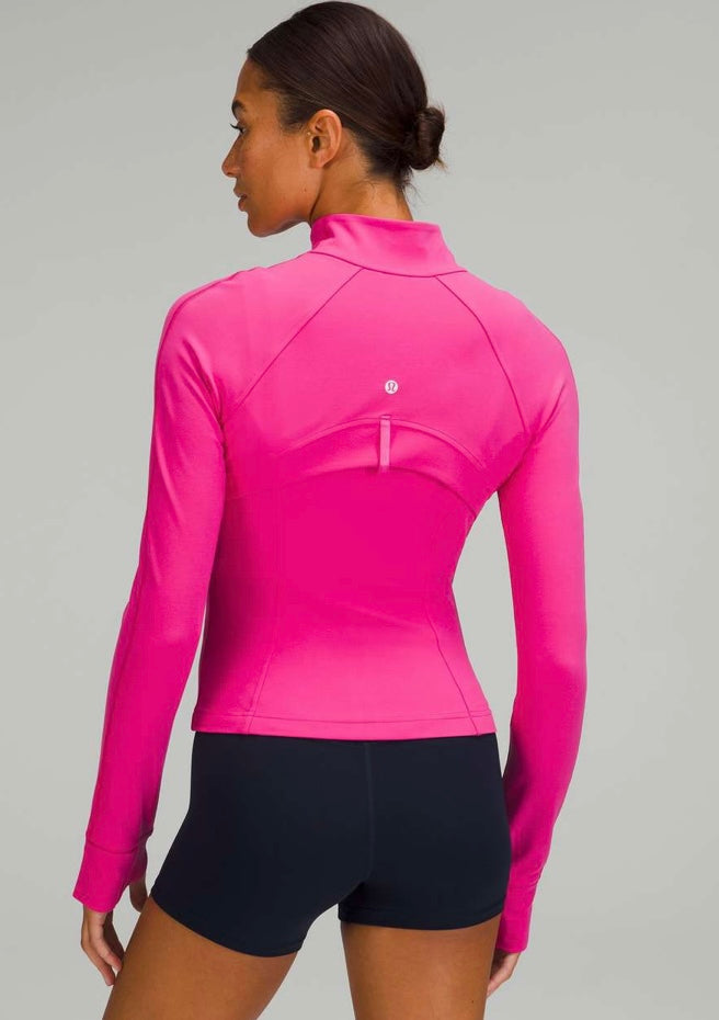 Lululemon Nulu Cropped Define Jacket in Sonic Pink- 4