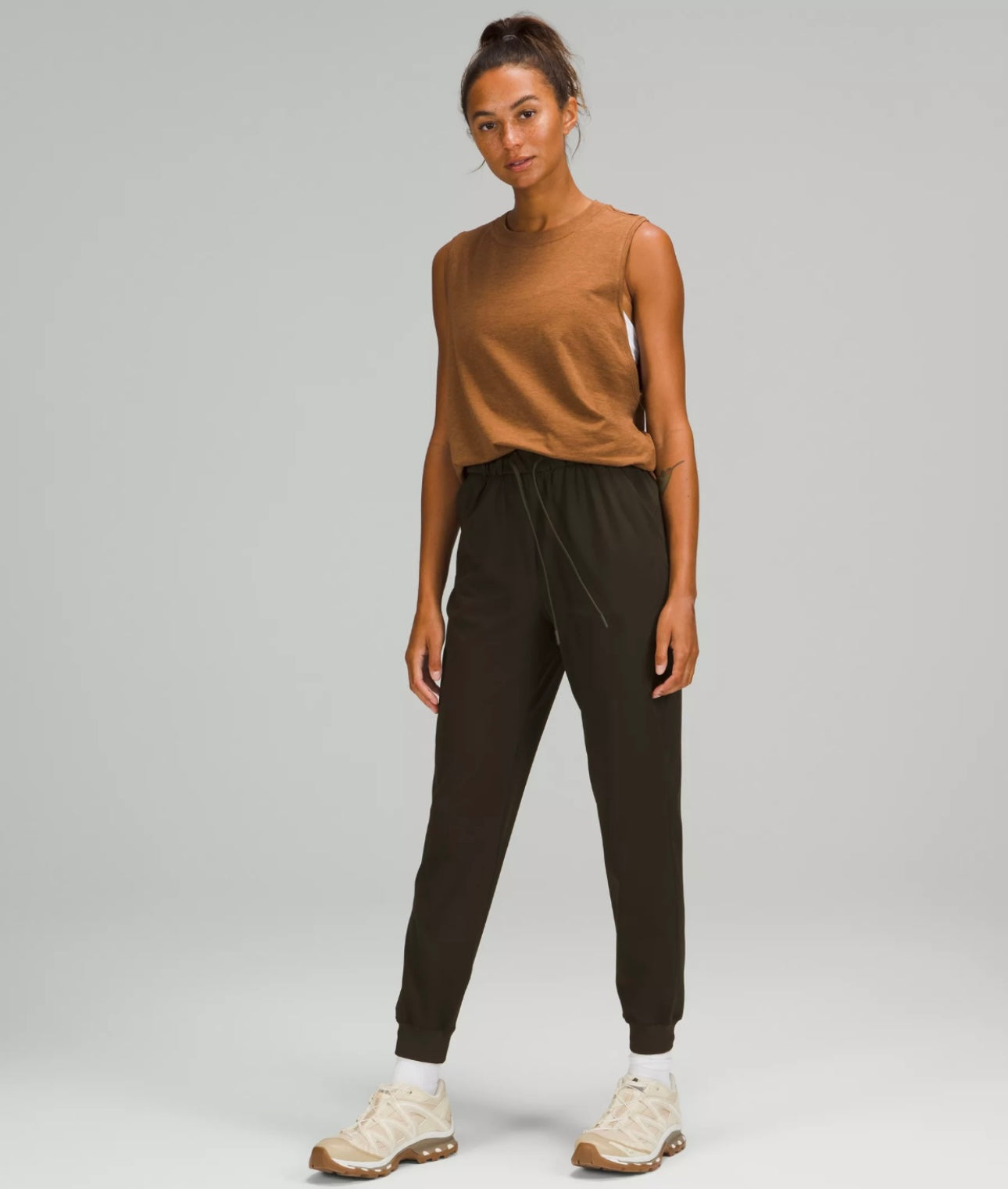 Lululemon Stretch Joggers in Olive- 4