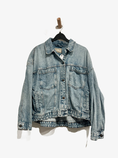 Free People Opal Swing Denim Jacket - Large