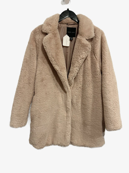 New Look Beige Faux Fur Mink Coat - 6