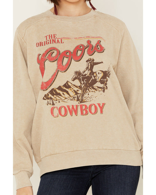 Coors Brown Graphic Sweatshirt - Small