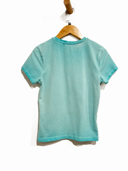 Good American Blue Super Stretch Baby Tee - XS