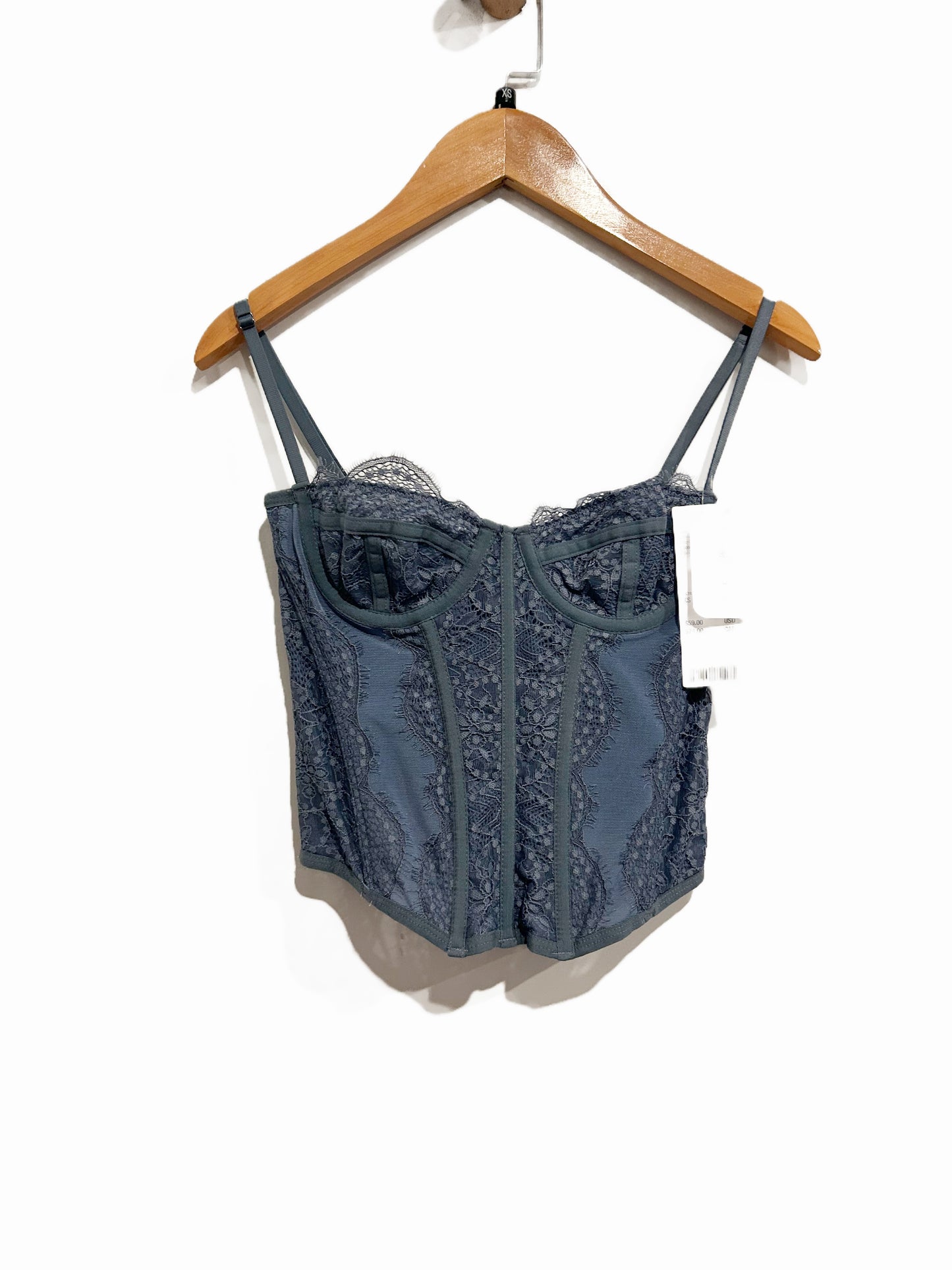 Urban Outfitters Modern Love Corset in Slate - XS