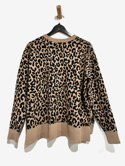 Nordstrom Rack NWT Leopard Print Sweater - Large