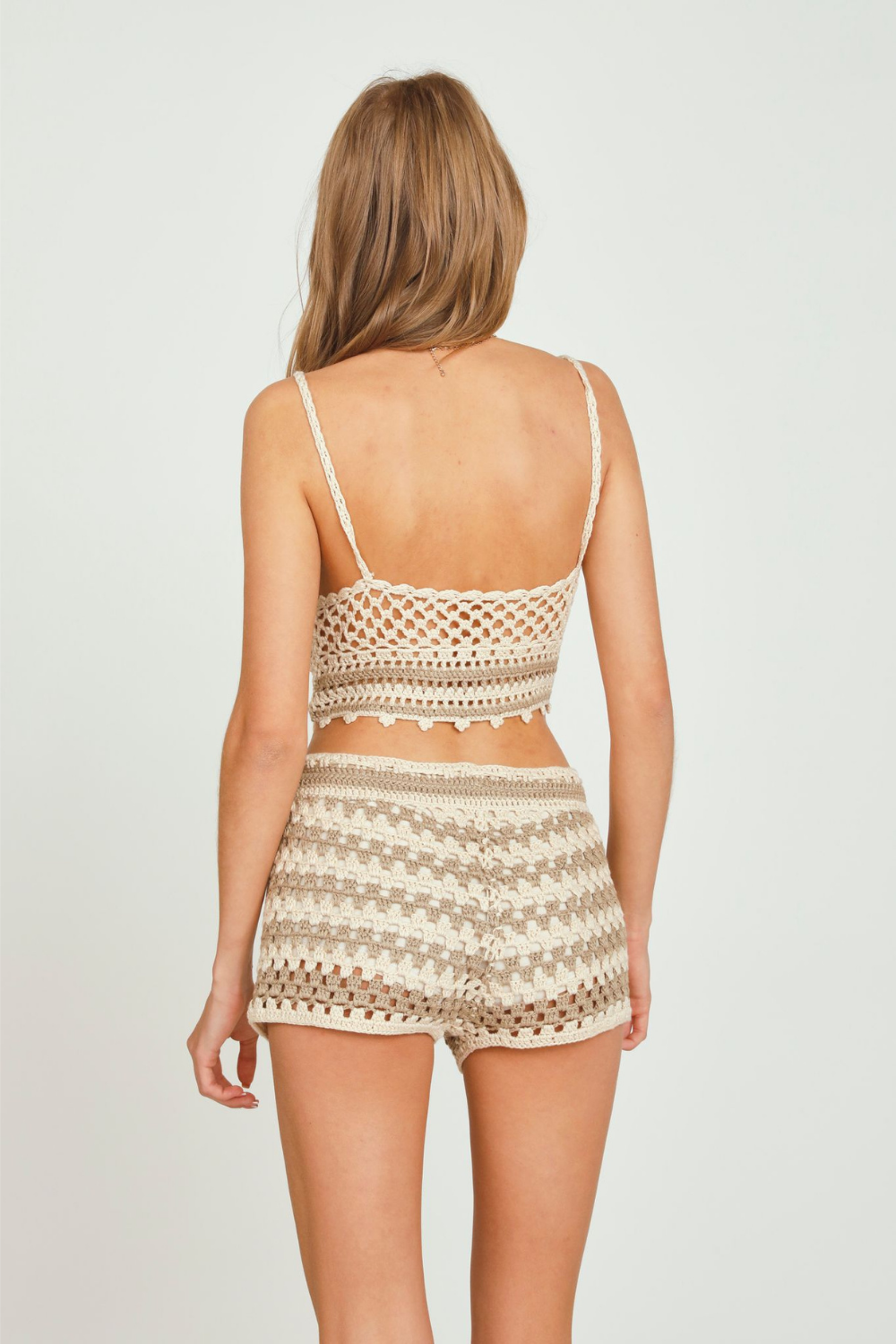 NWT Vintage Havanna Knit Crochet Shorts - Small