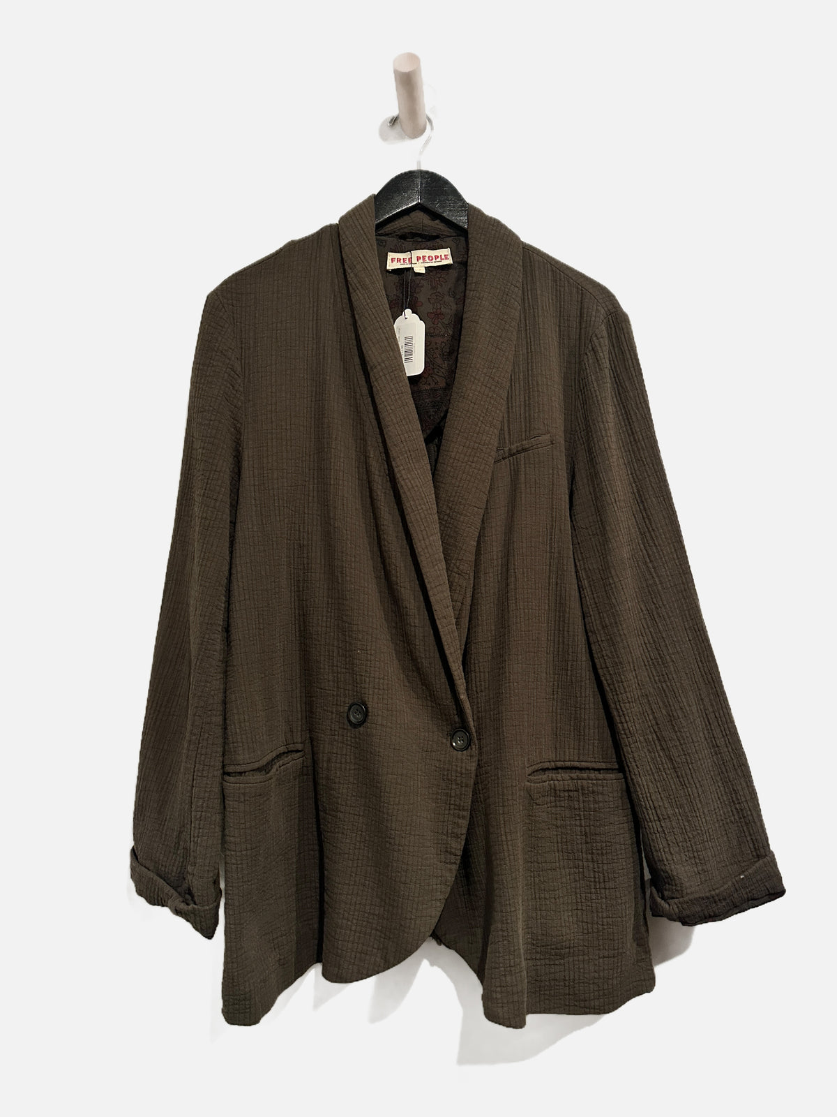 Free People Rowan Blazer in Deep Army - Large
