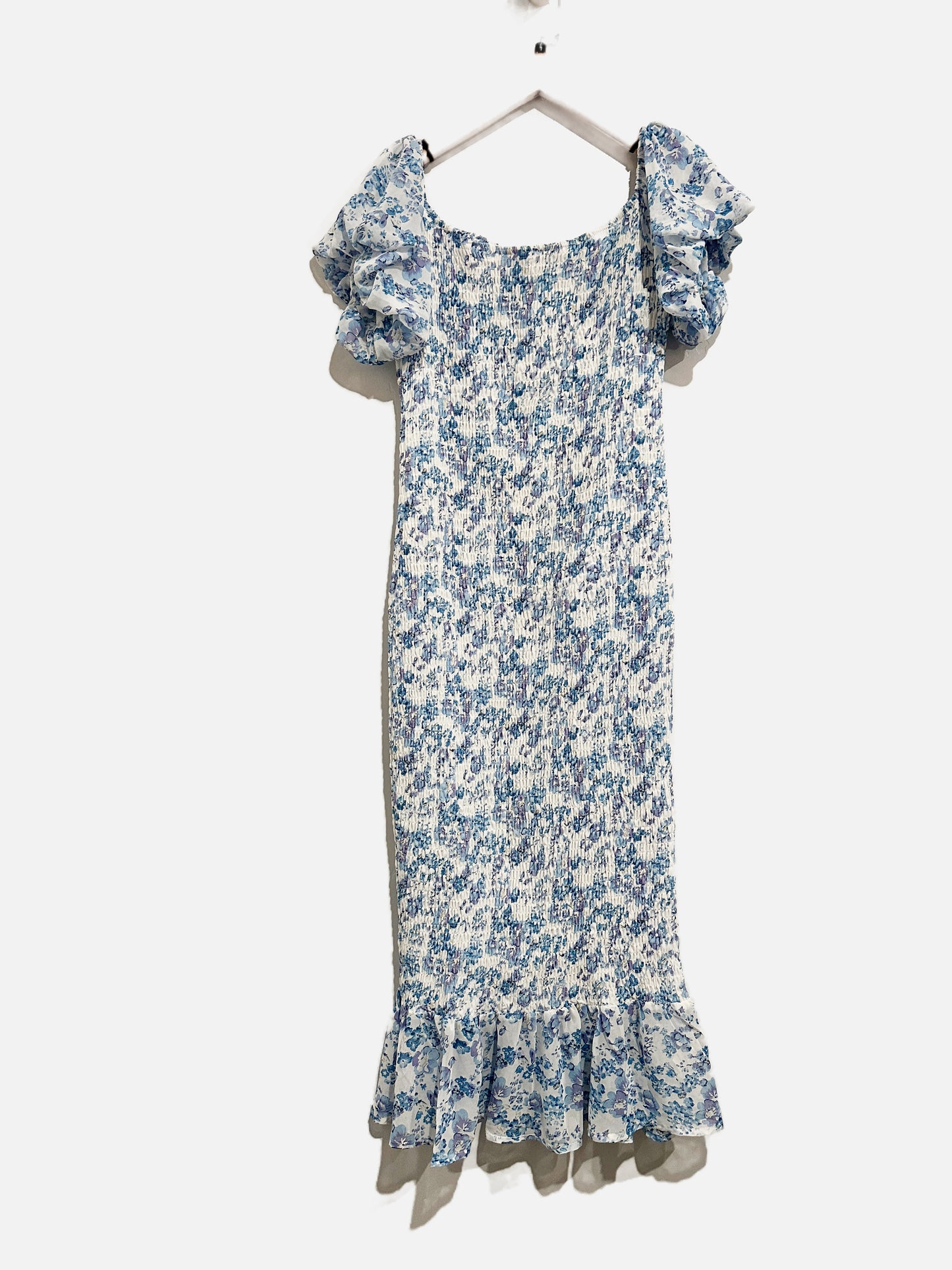 Hello Molly Blessings Midi Dress in Blue - Large