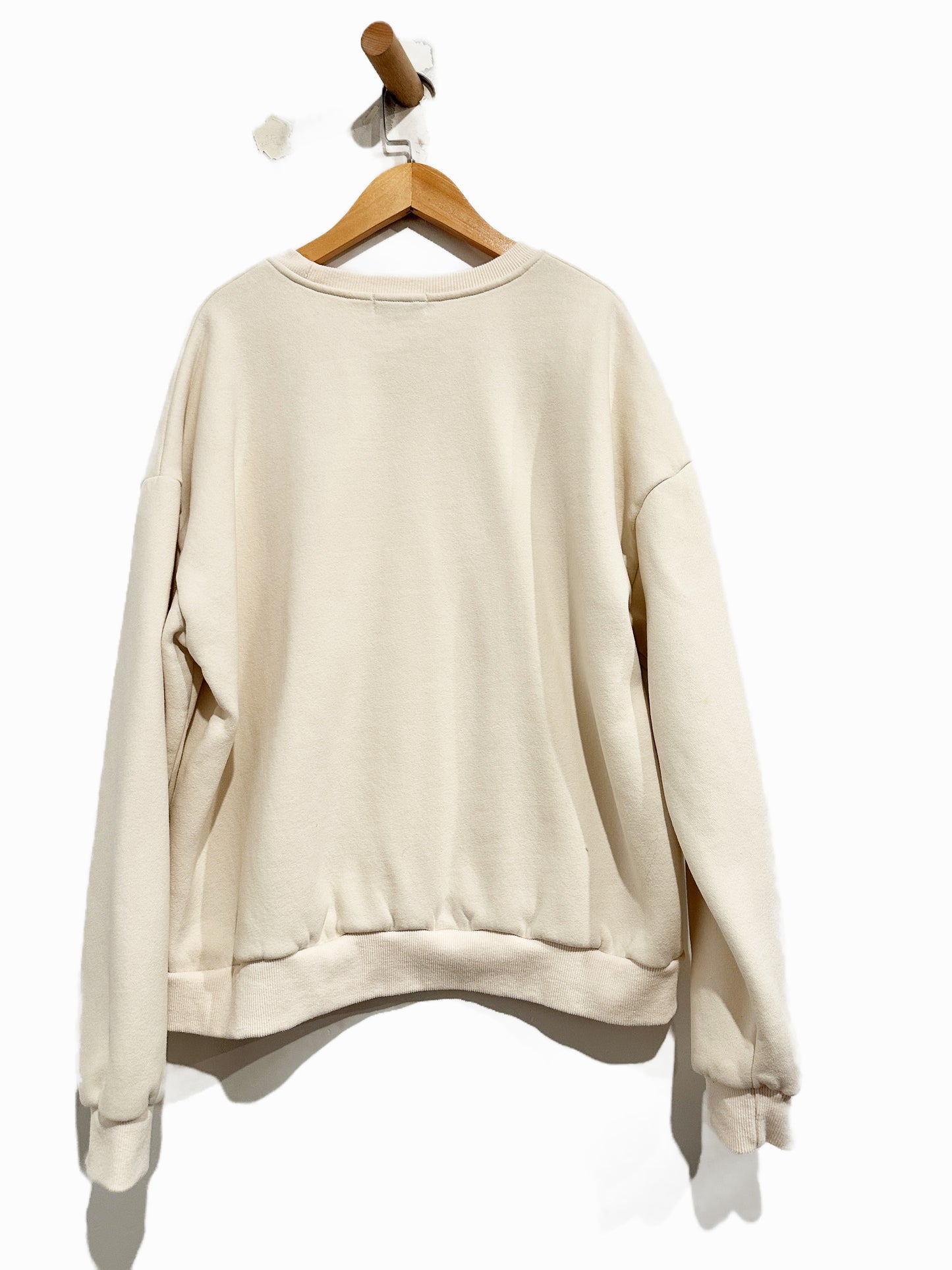 Edikted Bow Brat Printed Sweatshirt - Small