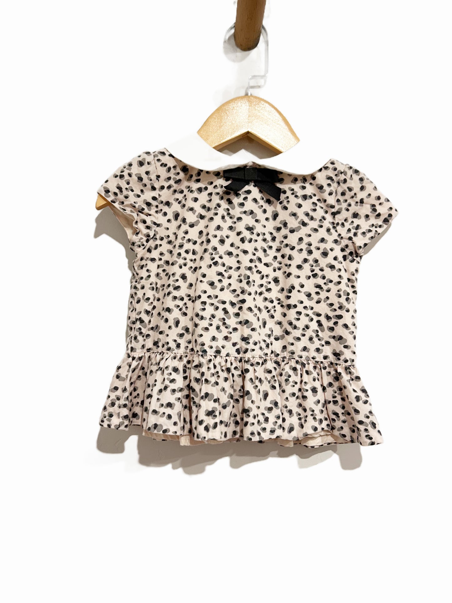 Janie & Jack Pink Leopard Print Dress - 18-24m