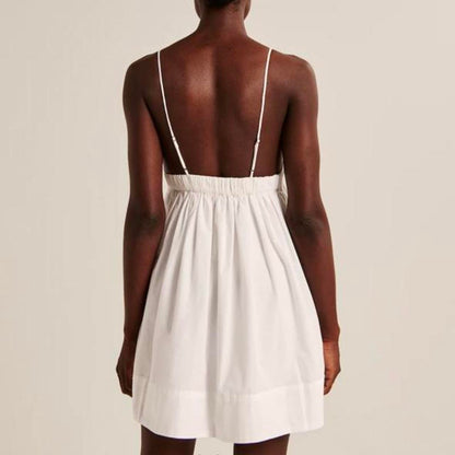 Abercrombie & Fitch White Mini Dress - Large