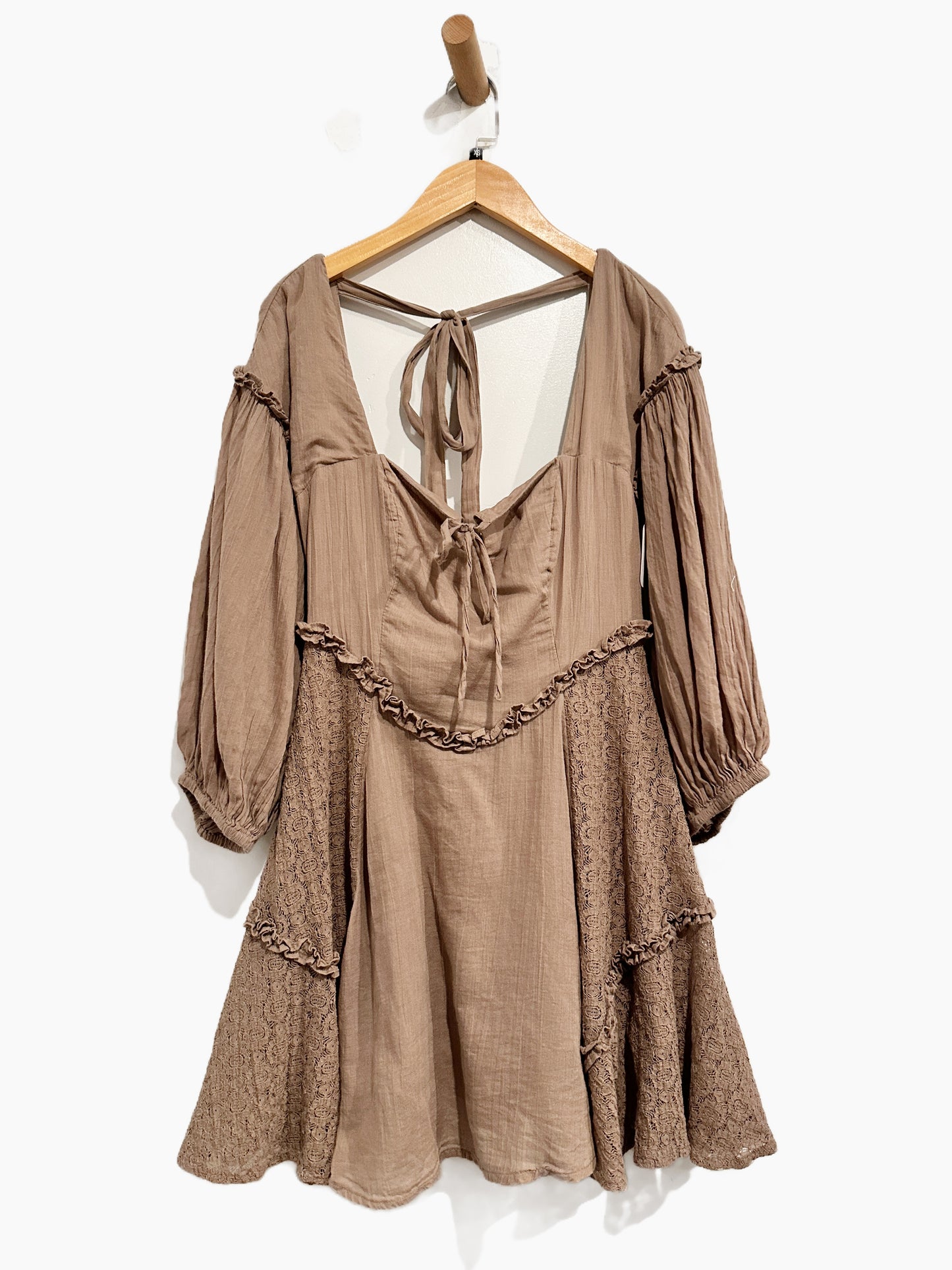 Free People Free-est Juniper Mini Dress in Dusted Cocoa - XS