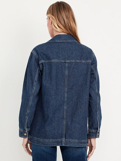 Old Navy Relaxed Jean Barn Jacket - PS
