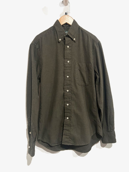 Gitman Bros Olive Classic Flannel - Small