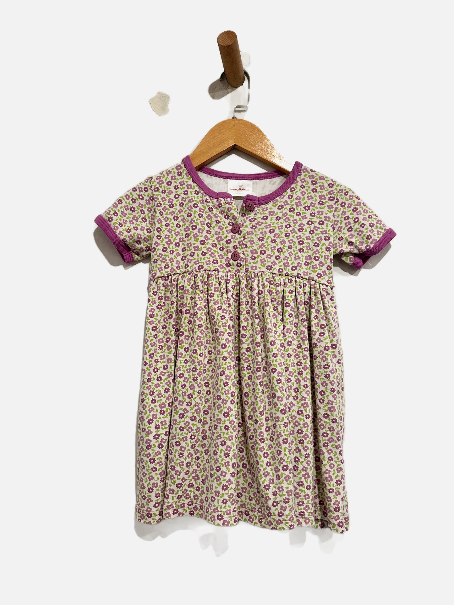 Hanna Andersson Purple Floral Dress - 100