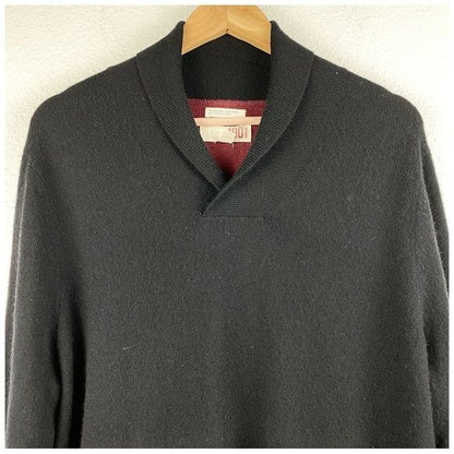 1901 Black Wool Cashmere Blend Sweater Size Large