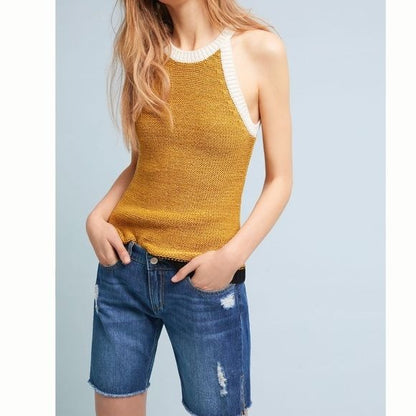 Anthropologie Reiko Sowyer Relaxed Bermuda Shorts Size 24