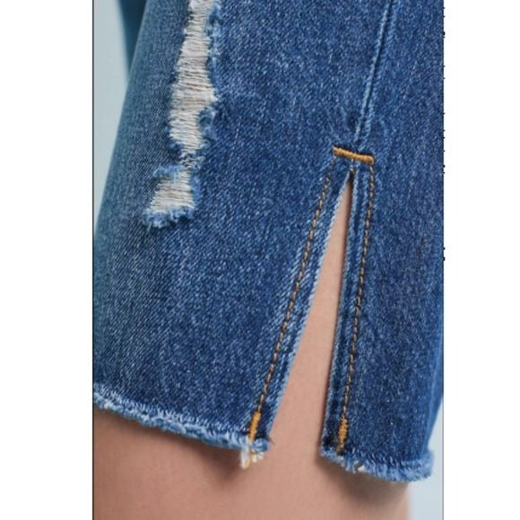 Anthropologie Reiko Sowyer Relaxed Bermuda Shorts Size 24