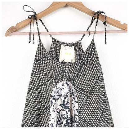 Maeve Black/White Floral Dress Size XS