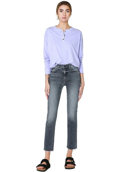 Mother The Rascal Ankle Fray Jean in Stitching in the Dark - 25