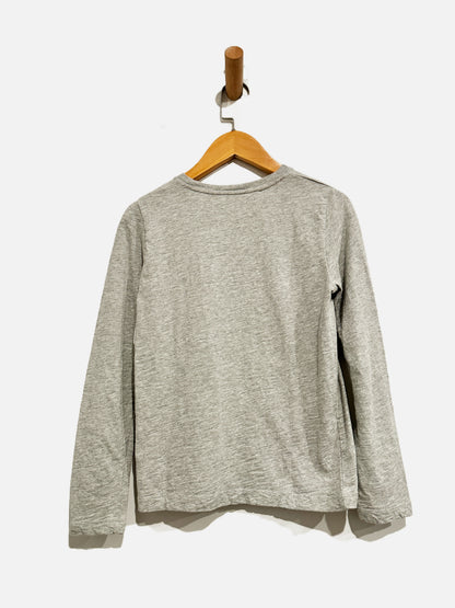 Mini Boden Gray Rocket LS Top - 8-9