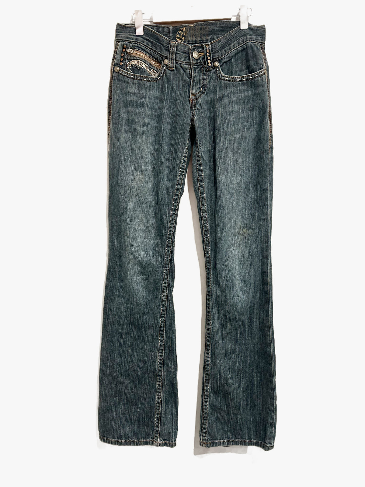 Cruel Girl Y2K Low Rise Flare Jeans - 0XL