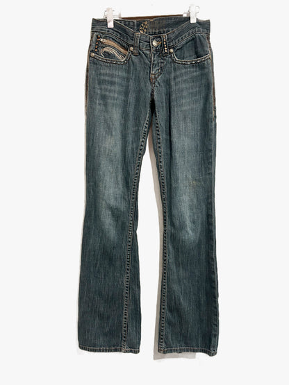 Cruel Girl Y2K Low Rise Flare Jeans - 0XL