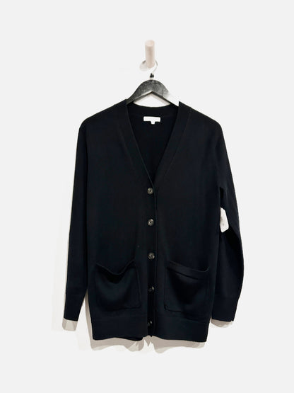 Madewell Black Merino Wool Boyfriend Cardigan - XS