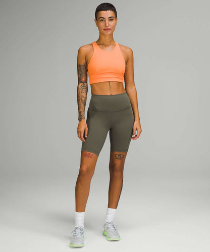Lululemon Wunder Train High-Rise Short with Pockets 8" in Carob Brown - 6