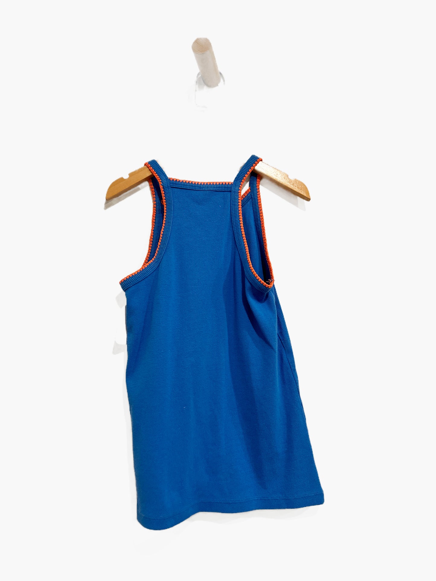 Boden Blue with Orange Trim Tank - 11/12
