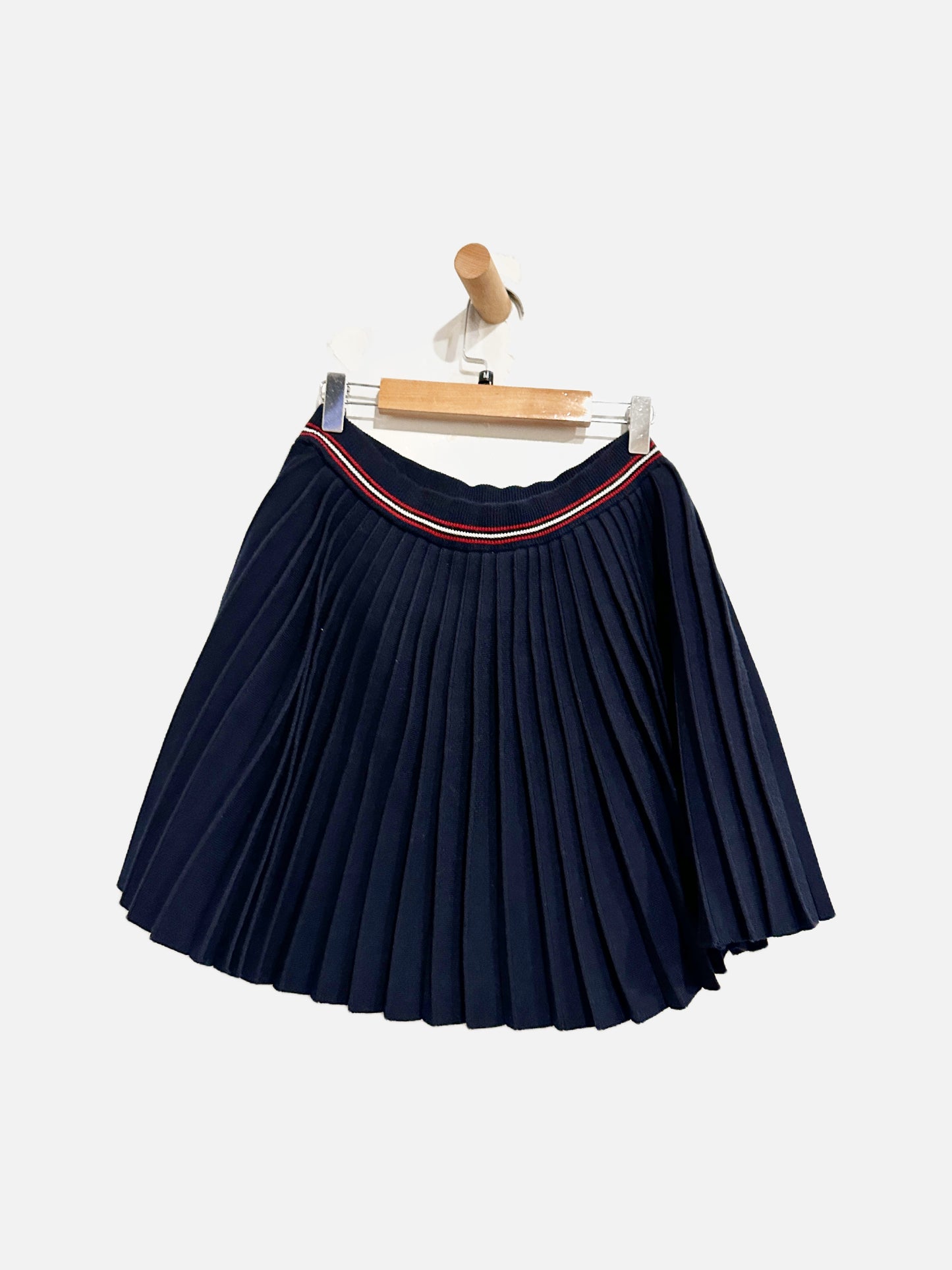 Commense Navy Pleated Mini Skirt - Medium