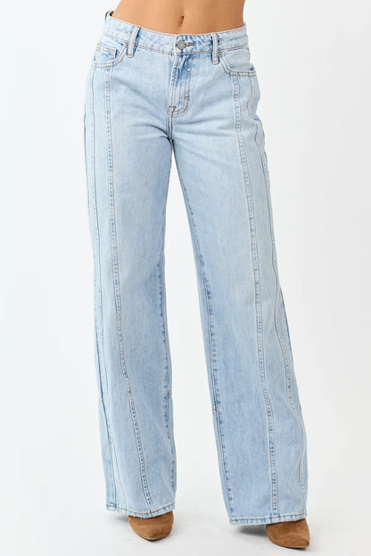 Hidden NWT Logan High Rise Relaxed Dad Jean - 28