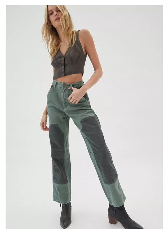 BDG Green Carpenter Pants - 25