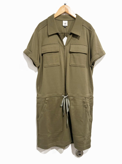 Cabi Squad Romper in Olive Green - Medium