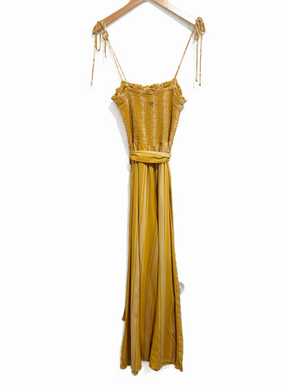 Ripcurl Yellow Stripe Jumpsuit - Small
