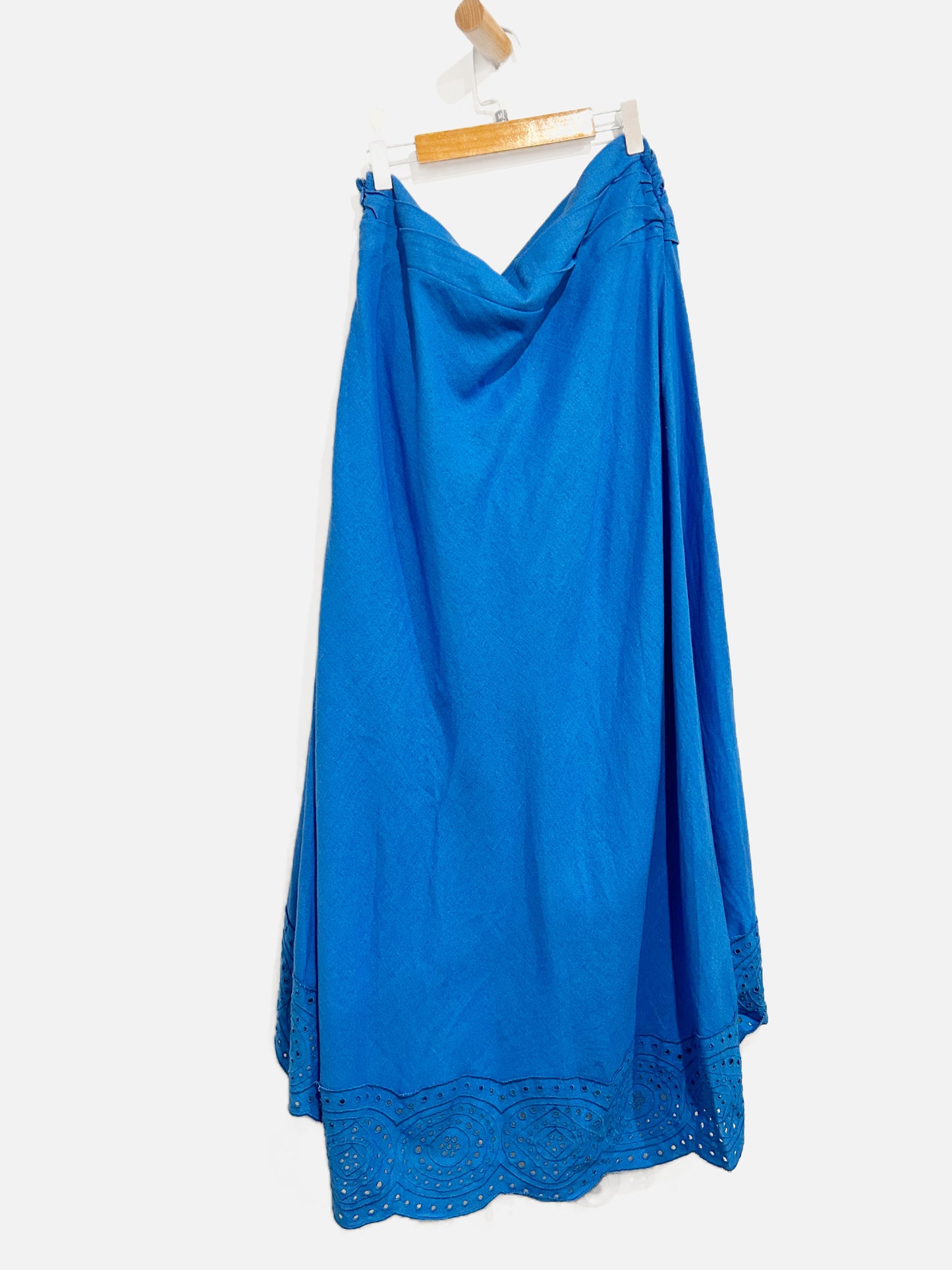 Jason Wu Blue Eyelet Maxi Skirt Set - 10