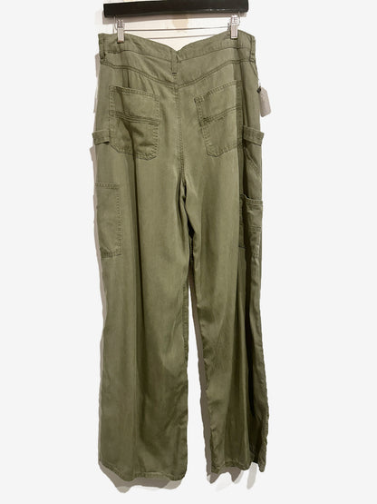 Kut Sienna High Rise Wide Leg Trousers in Olive - 10