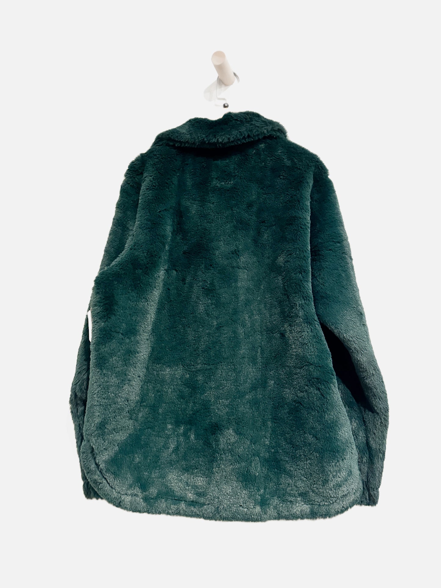 A&F Green Faux Fur Pullover - Medium
