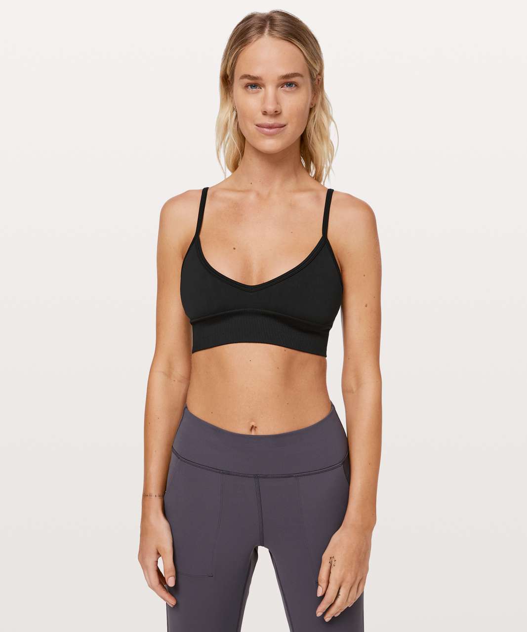 Lululemon Ebb To Street Bra in Black - 6