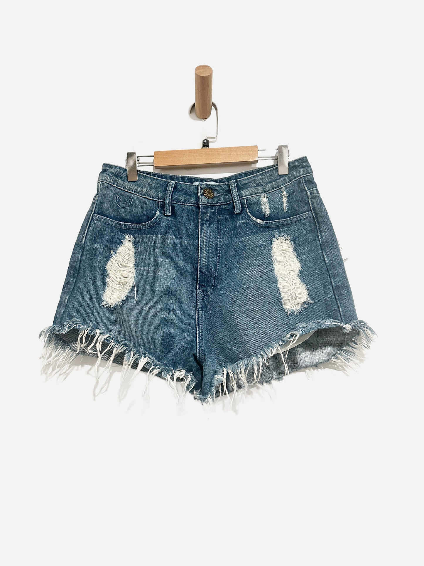 Mumu Blue Bull Shorts - 28
