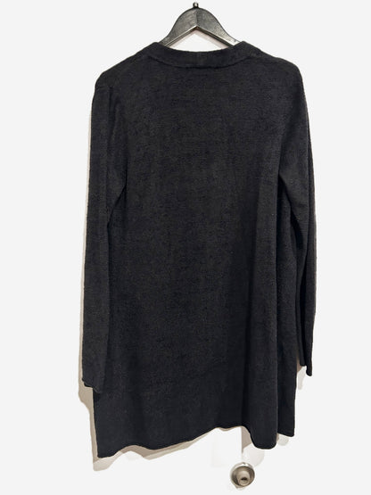 Barefoot Dreams CozyChic Lite Long Cardigan in Black - Medium