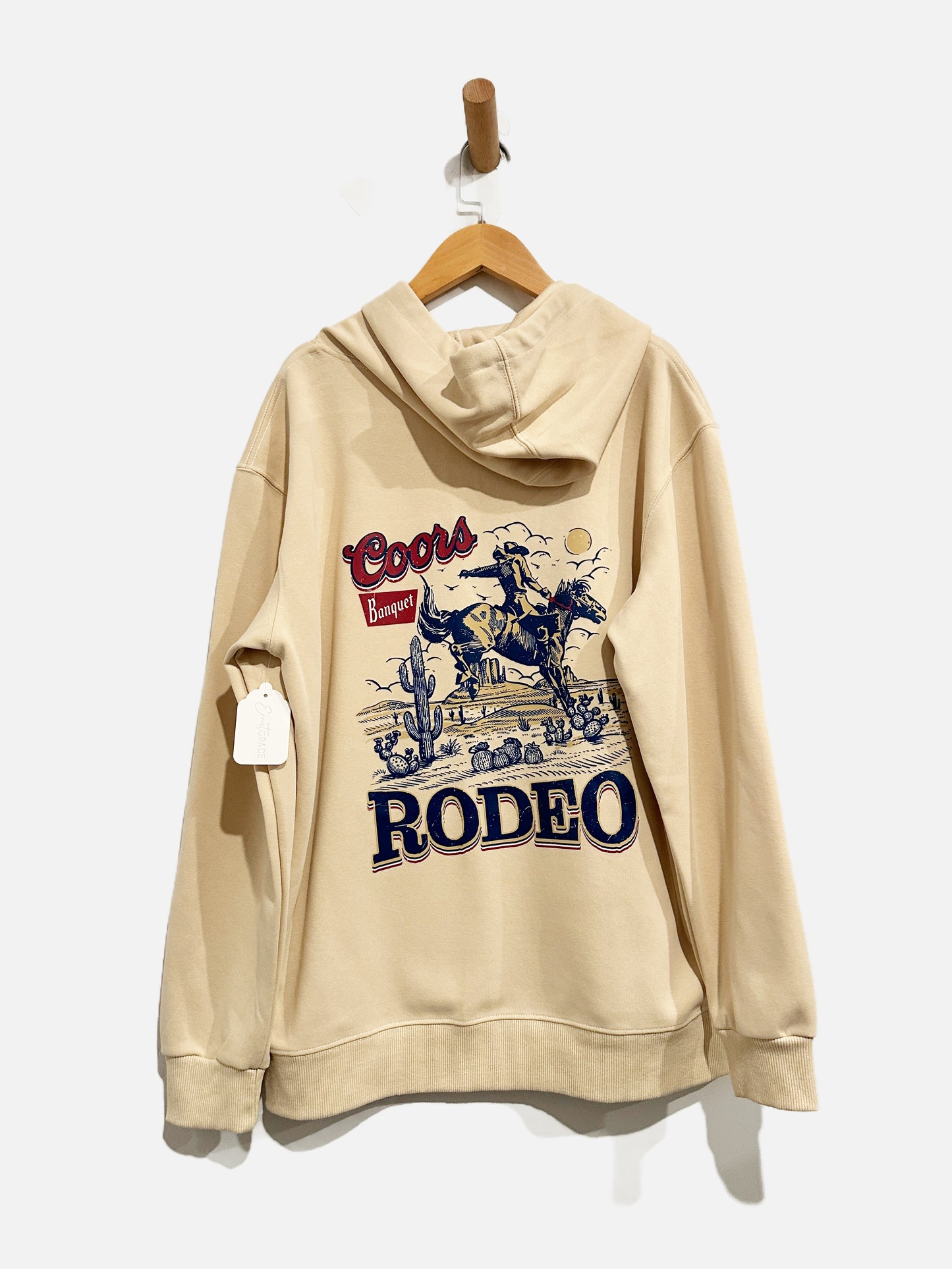 Coors Tan Rodeo Banquet Hoodie - Medium