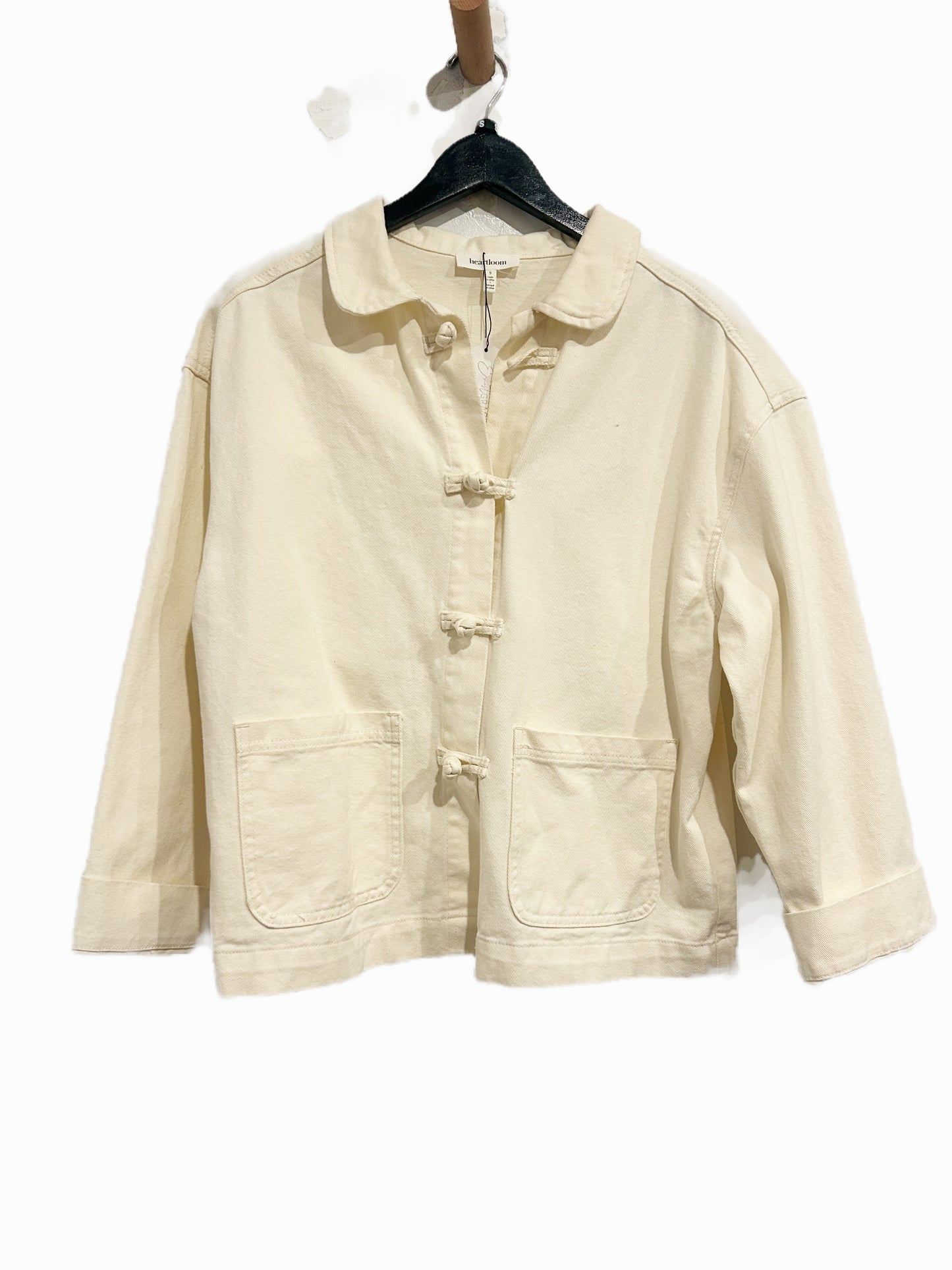 Heartloom Cream Denim Jacket - Small