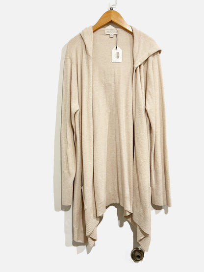 Barefoot Dreams Cream Hooded Duster - XL