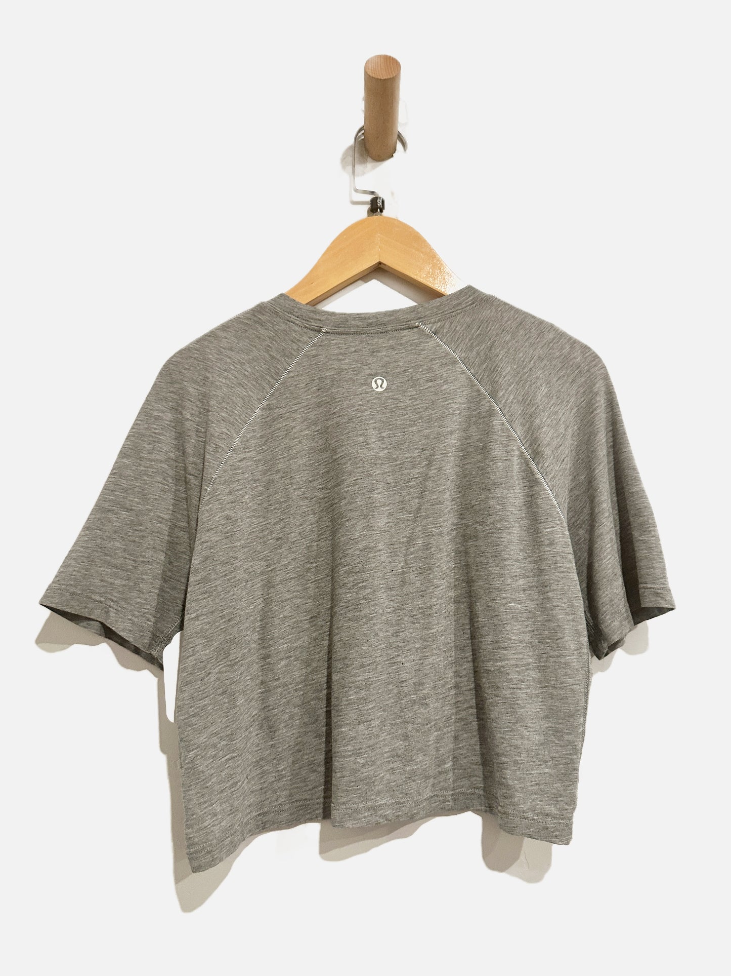 Lululemon Ok Hi Tee in Heathered Medium Grey  - 6