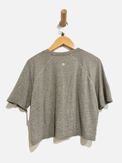Lululemon Ok Hi Tee in Heathered Medium Grey  - 6