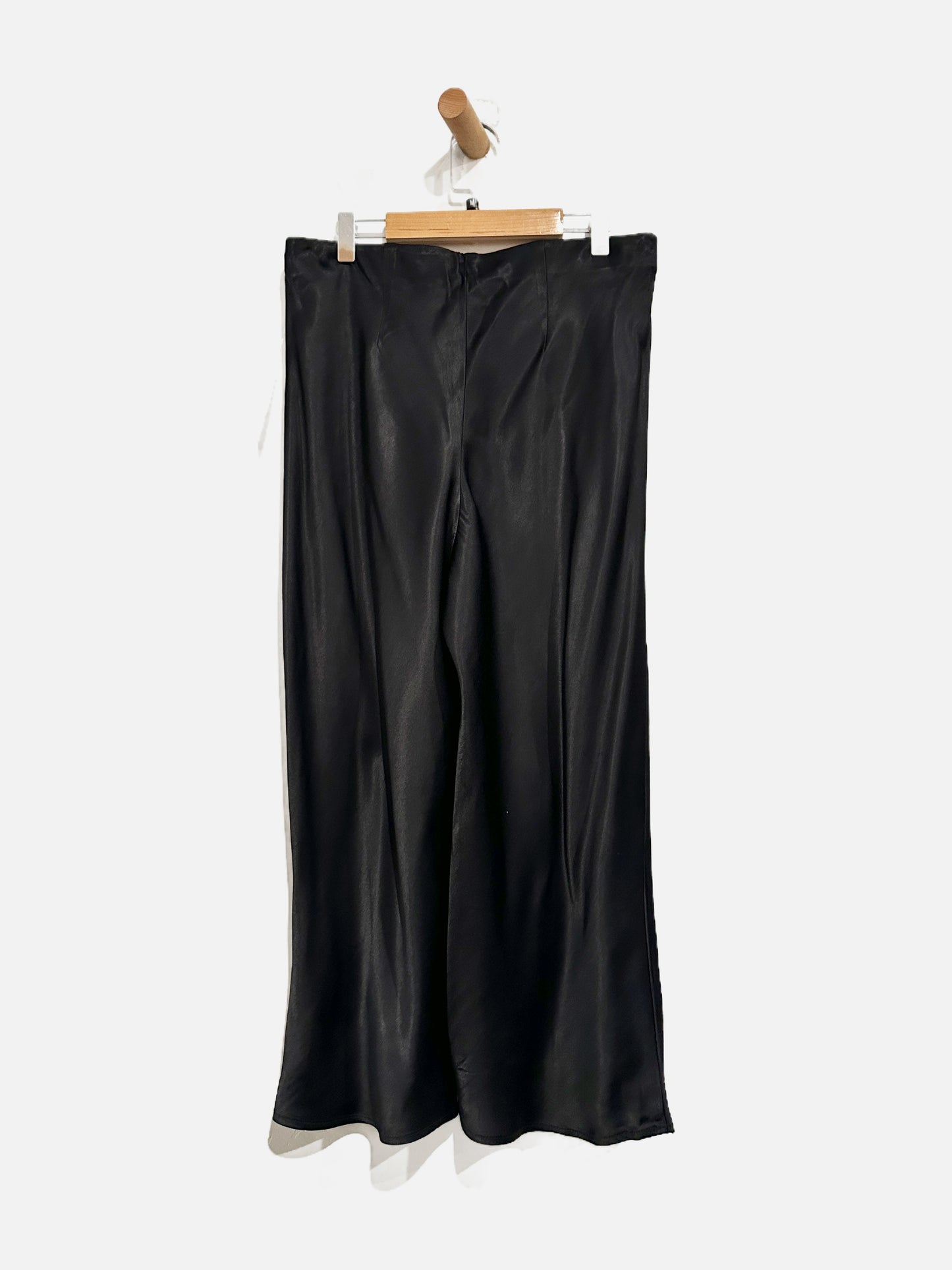 NWT Anthropologie The Tilda Cropped Pull-On Pants in Black Onyx - Medium