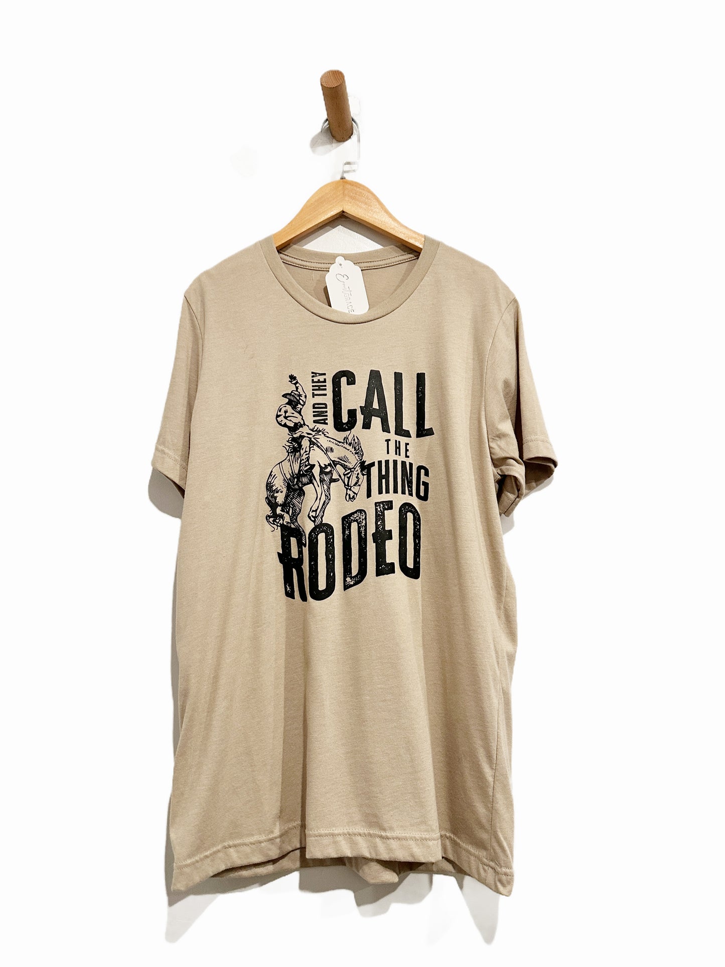 Bella + Canvas Tan Rodeo Tee - Medium