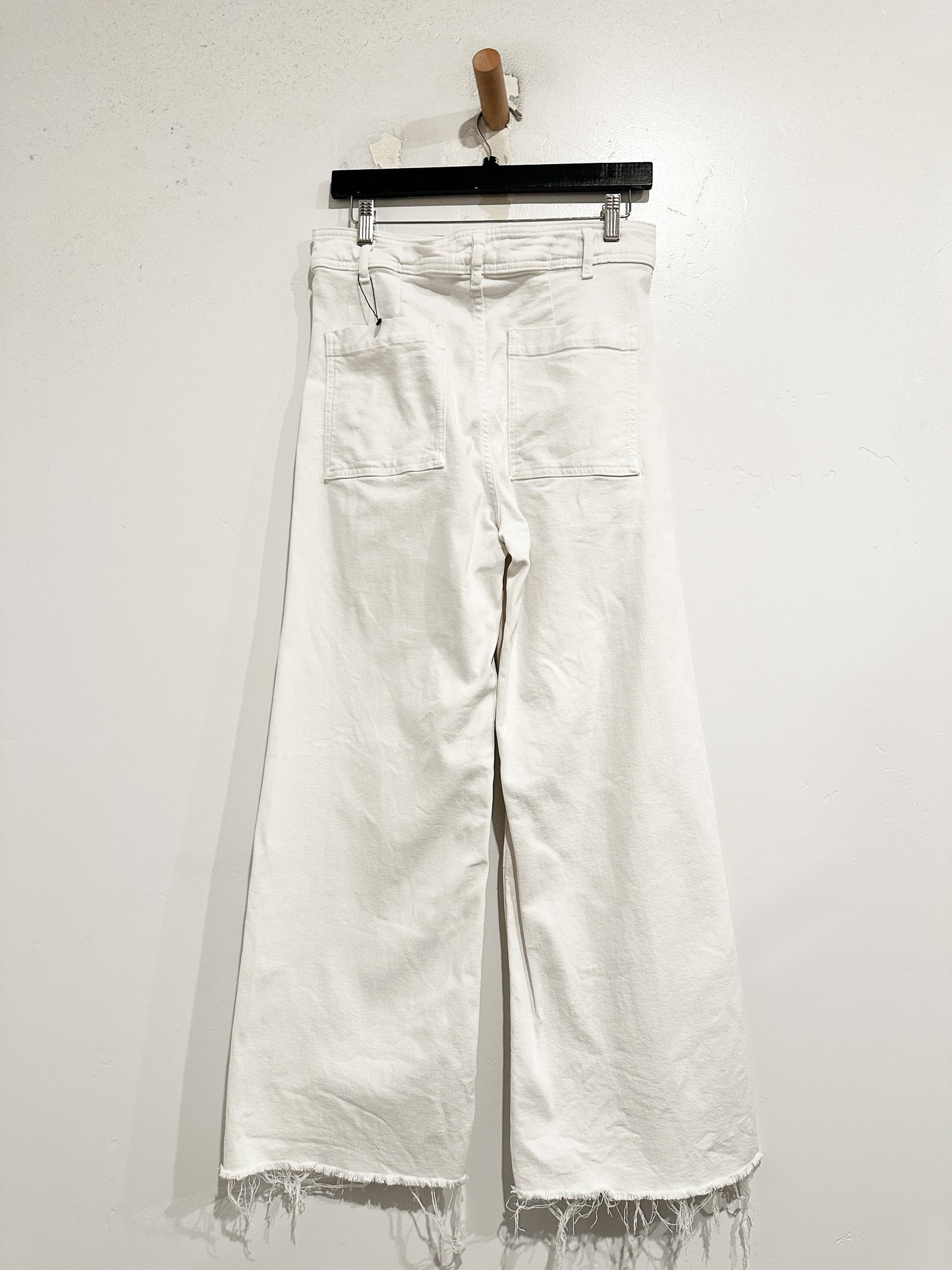 Zara Marine Straight Leg Jeans in White - 8