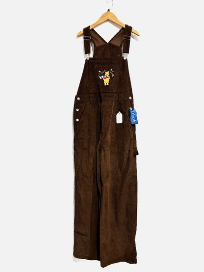 Winnie the Pooh Vintage Brown Corduroy Overalls - Large